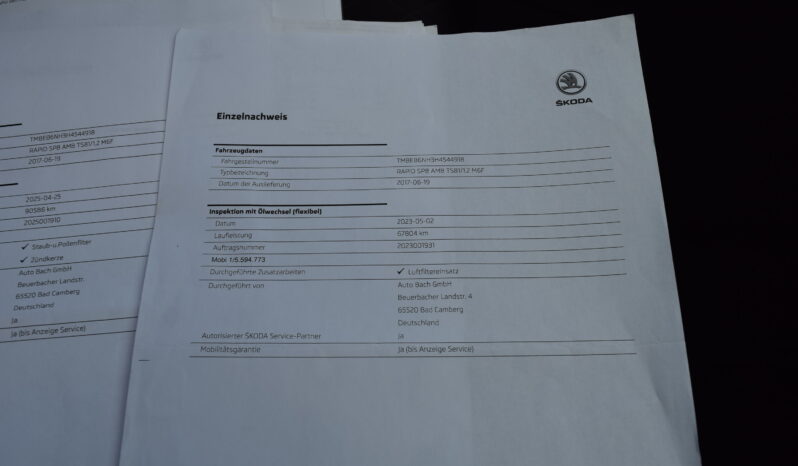 Škoda Rapid 1.2TSI 81kw AMBITION NAVI APP full