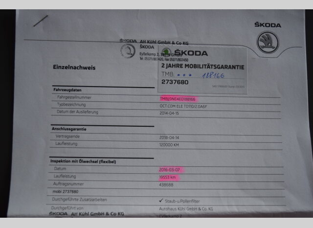 Škoda Octavia 2.0TDI 110kw STYLE XENON DSG full